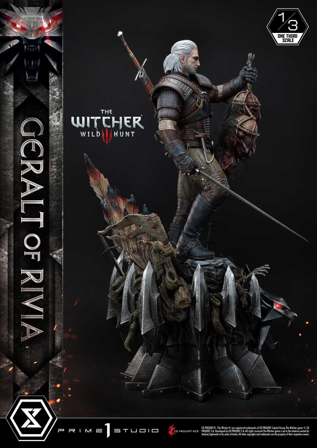 Prime 1 Studios Museum Masterline: The Witcher3 - Wild Hunt Geralt Of Rivia Escala 1/3