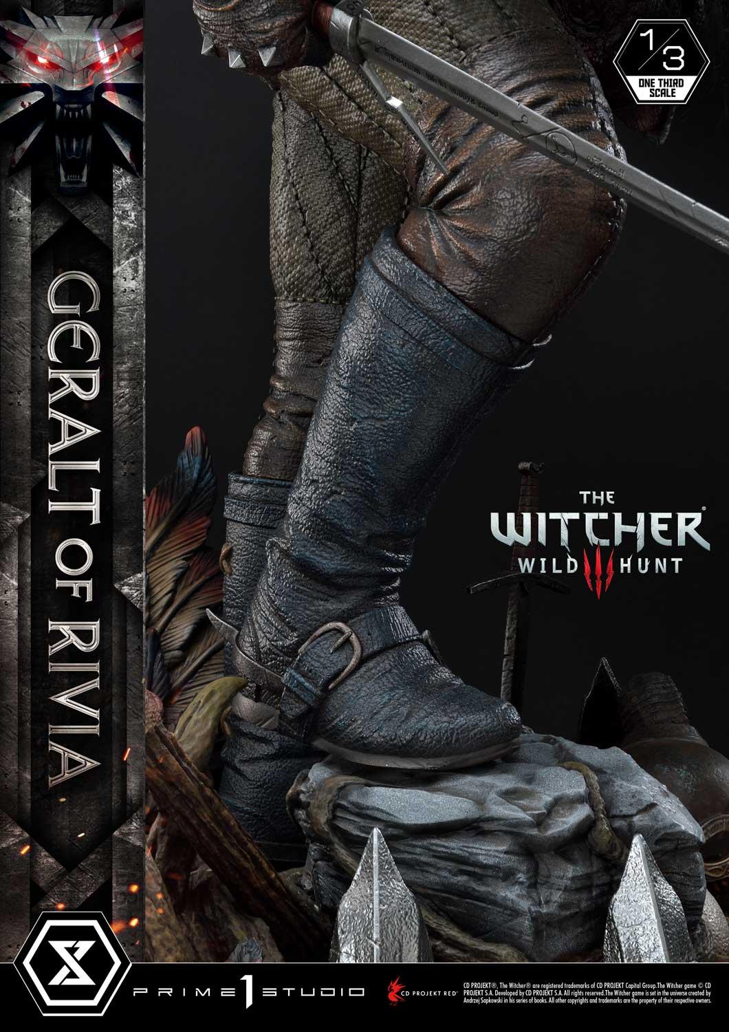 Prime 1 Studios Museum Masterline: The Witcher3 - Wild Hunt Geralt Of Rivia Escala 1/3