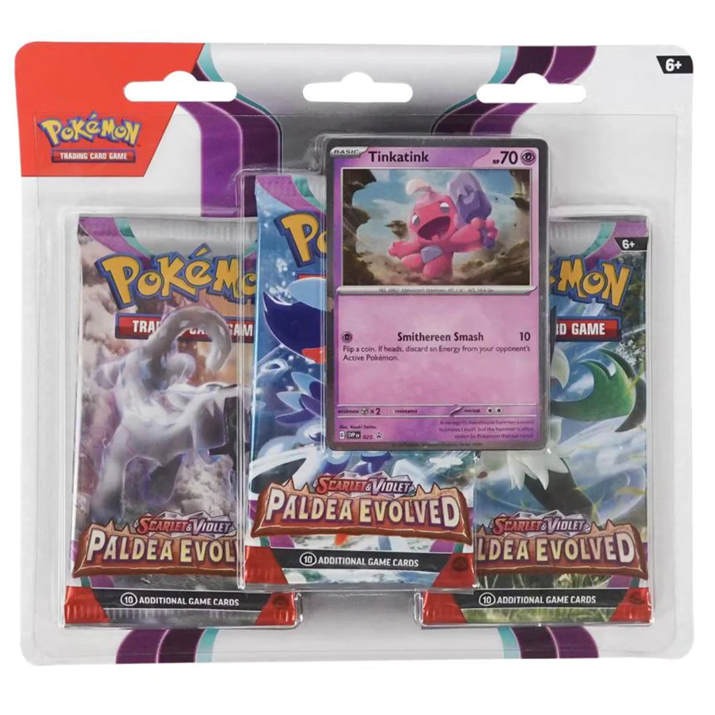 Pokemon TCG Scarlet & Violet: Paldea Evolved - 3 Booster Blister en Ingles