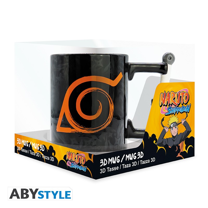 ABYstyle Taza De Ceramica: Naruto Shippuden - Mango De Kunai 3D 460 ml