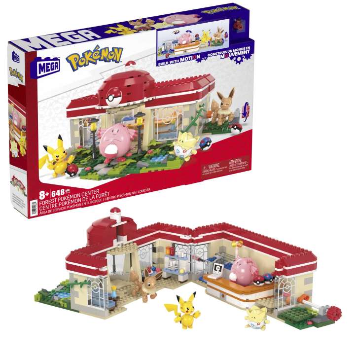 Mega Bloks: Mega Pokemon Pok‚Äö√†√∂¬¨¬©mon Center En El Bosque