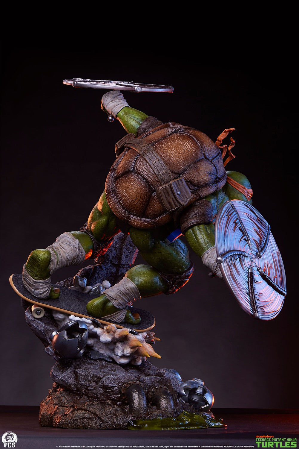 PCS Statue: TMNT Legends Tortugas Ninja - Miguel Angel Estandar Escala 1/3