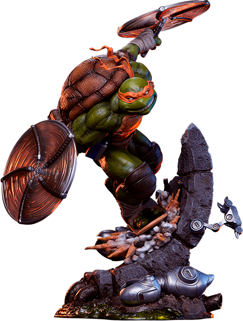 PCS Statue: TMNT Legends Tortugas Ninja - Miguel Angel Estandar Escala 1/3