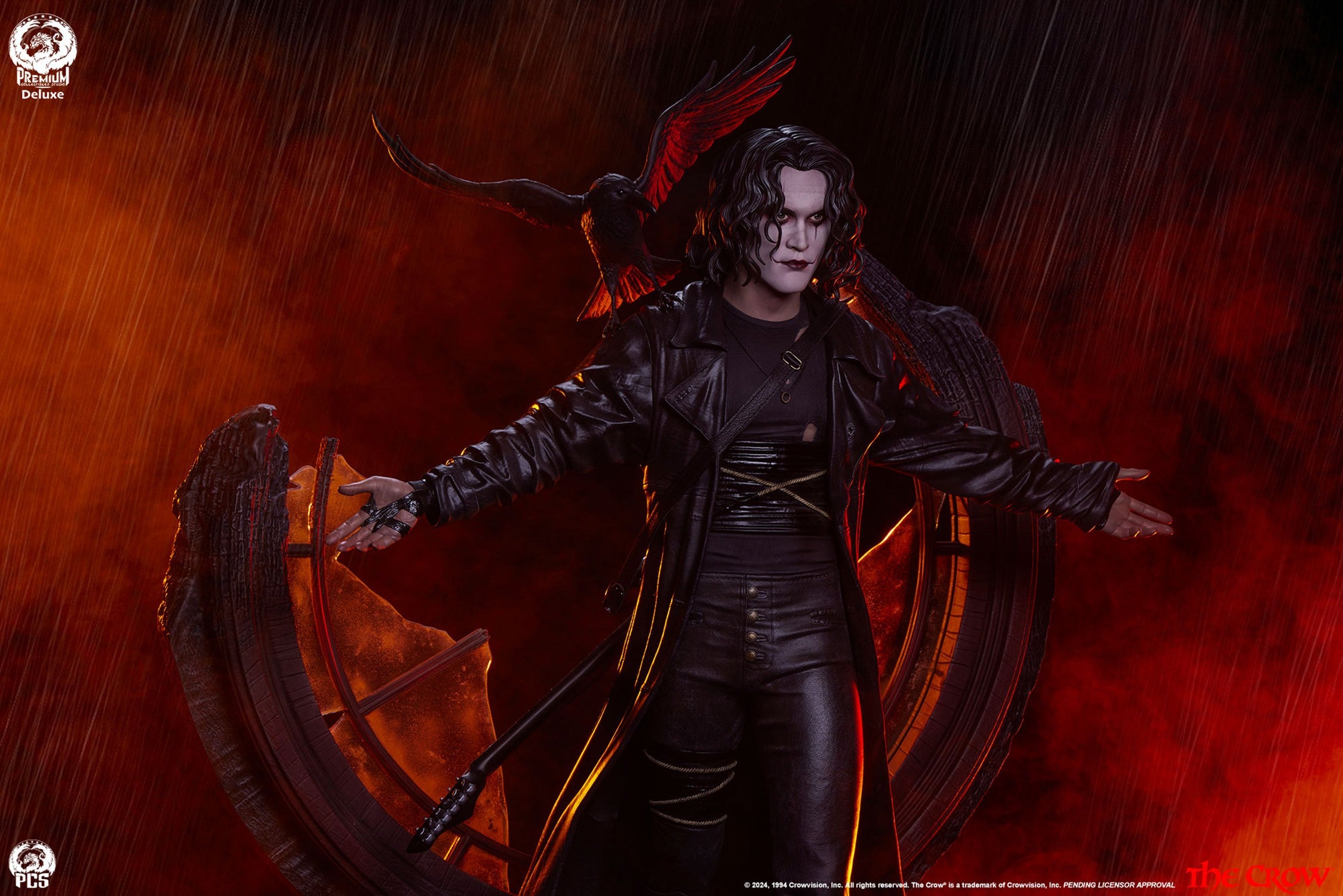 PCS Statue: The Crow - The Crow Deluxe Escala 1/3