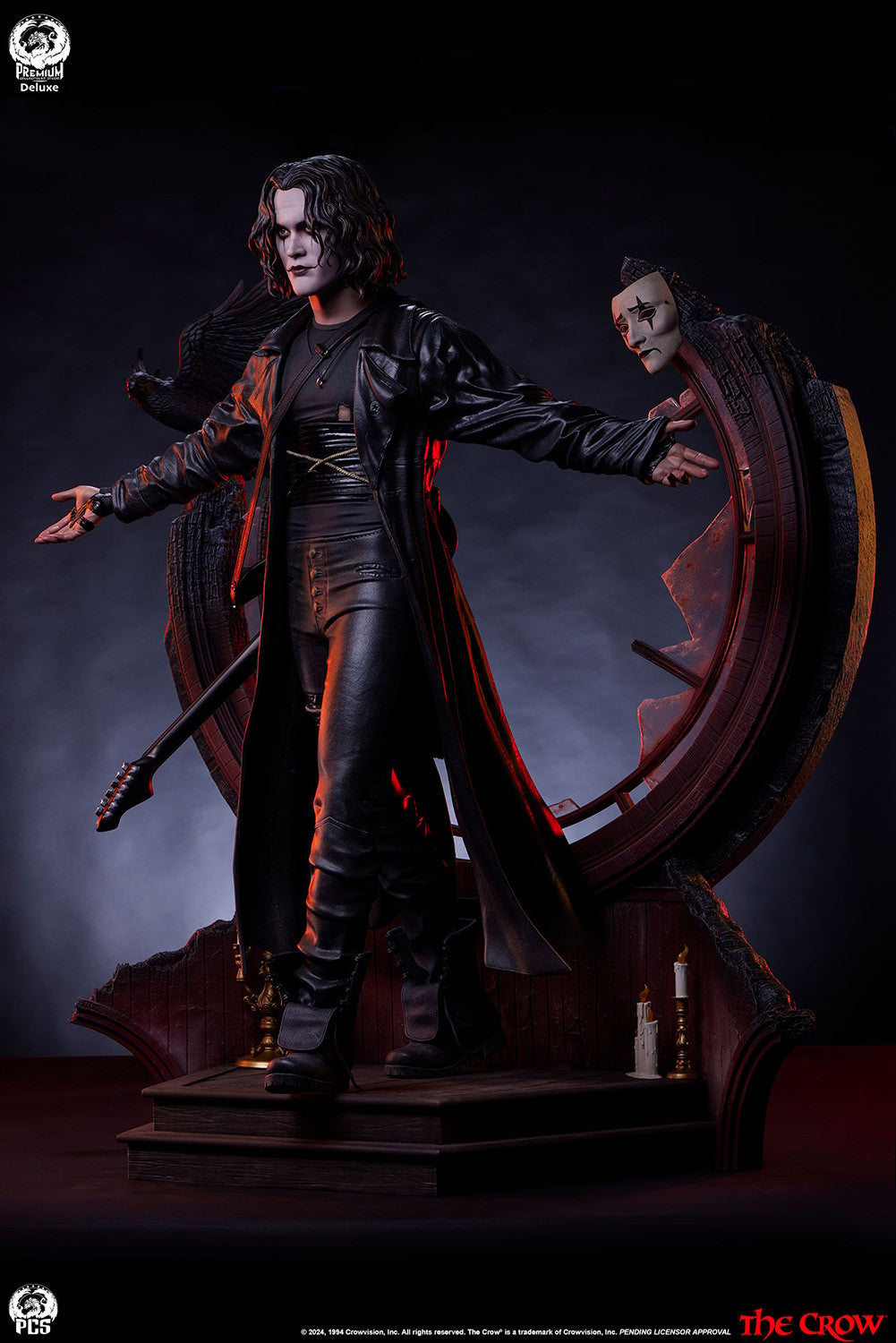 PCS Statue: The Crow - The Crow Deluxe Escala 1/3