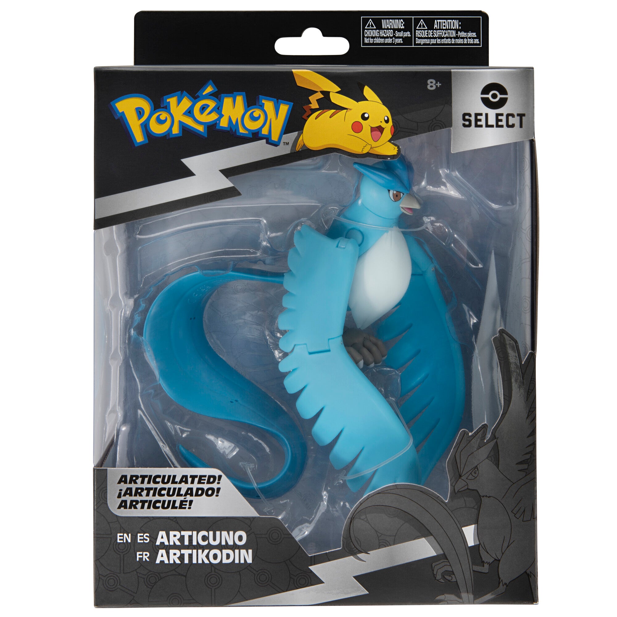 Pokemon Select Super Articulated Figure: Articuno Figura De Accion 6 Pulgadas