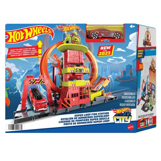 Hot Wheels City: Super Estacion De Bomberos