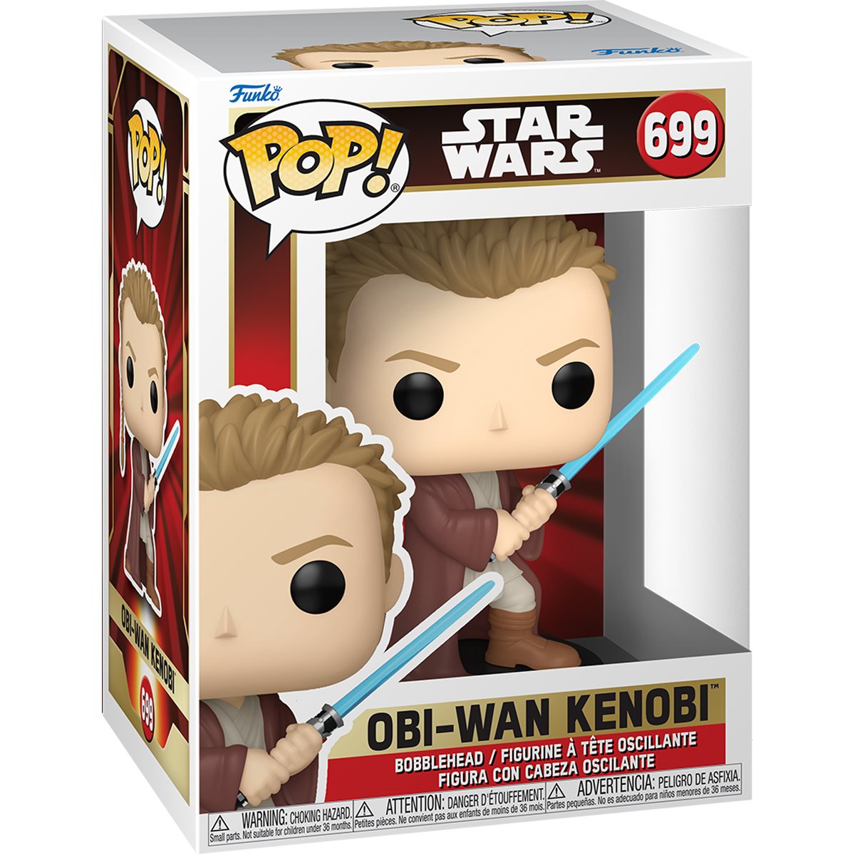 Funko Pop Star Wars: La Amenaza Fantasma - Obi Wan joven Padawn