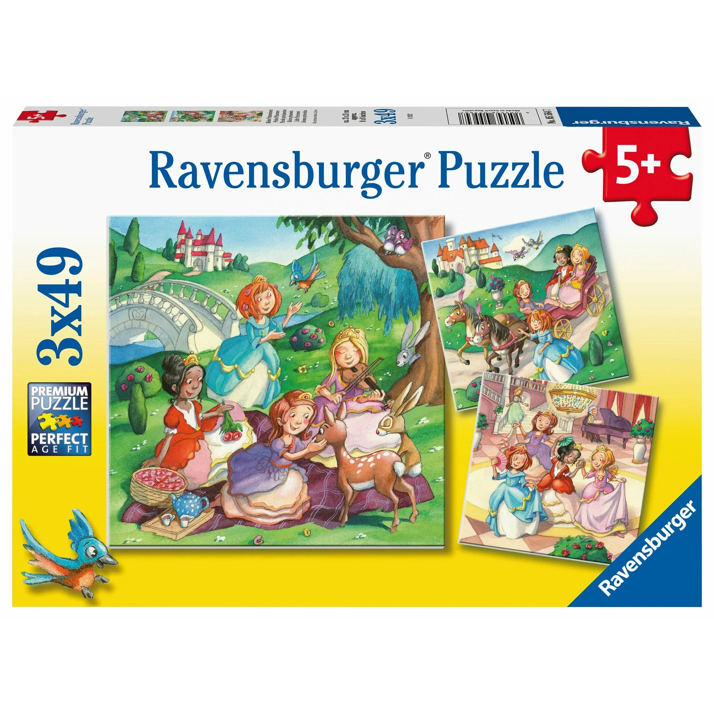 Ravensburger Rompecabezas: Jovenes princesitas 3 Pack 49 piezas