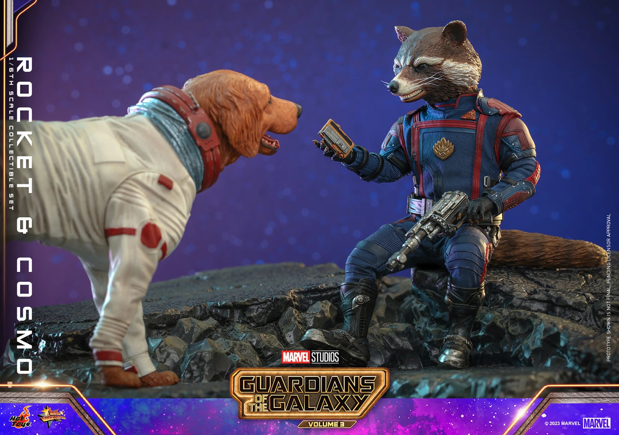 Hot Toys Movie Masterpiece Series: Marvel Guardianes De La Galaxia 3 - Rocket y Cosmo Escala 1/6