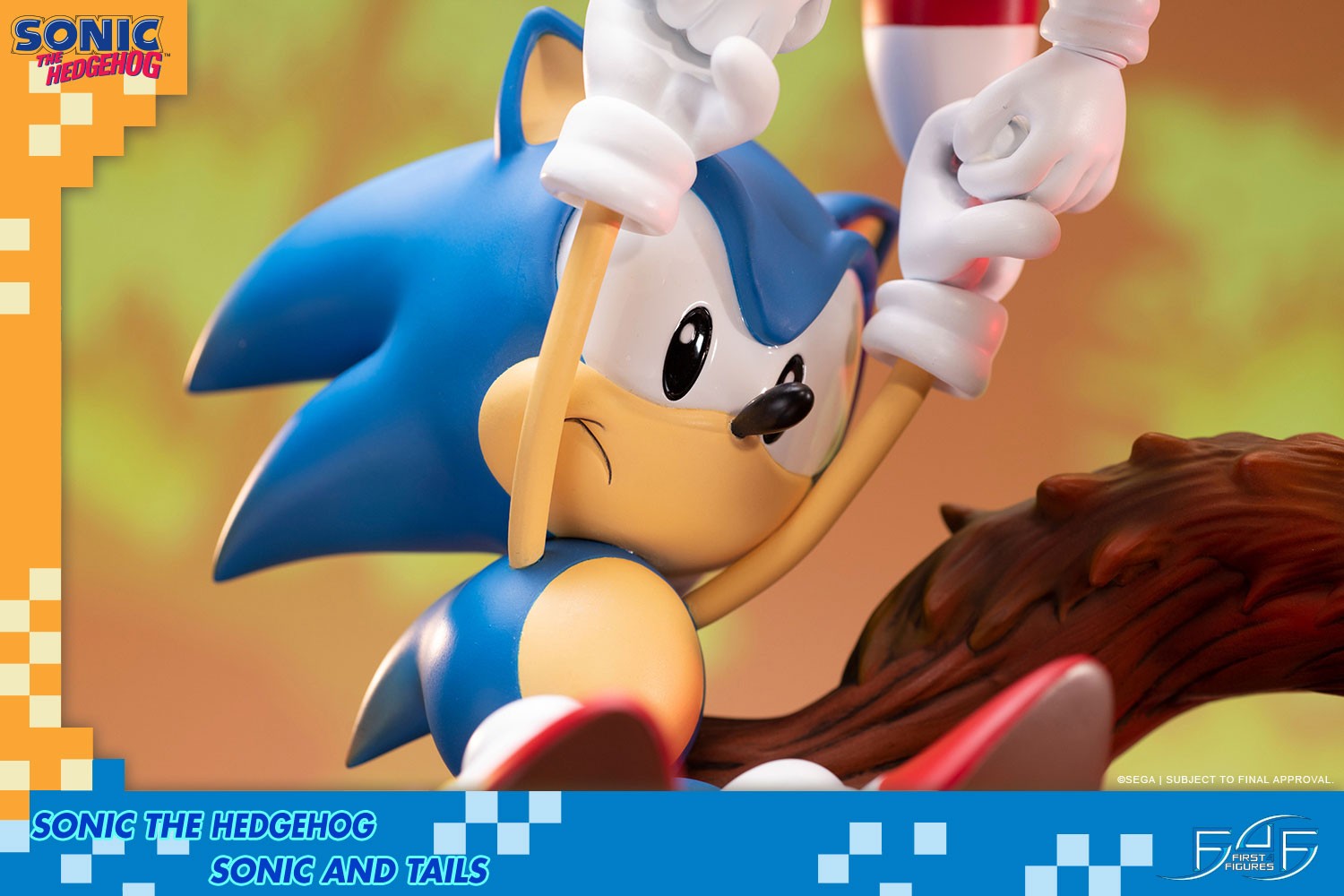 First 4 Figures Sonic: Sonic the Hedgehog - Sonic y Tails Estatua 20 Pulgadas