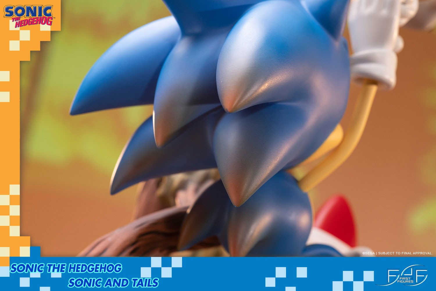 First 4 Figures Sonic: Sonic the Hedgehog - Sonic y Tails Estatua 20 Pulgadas