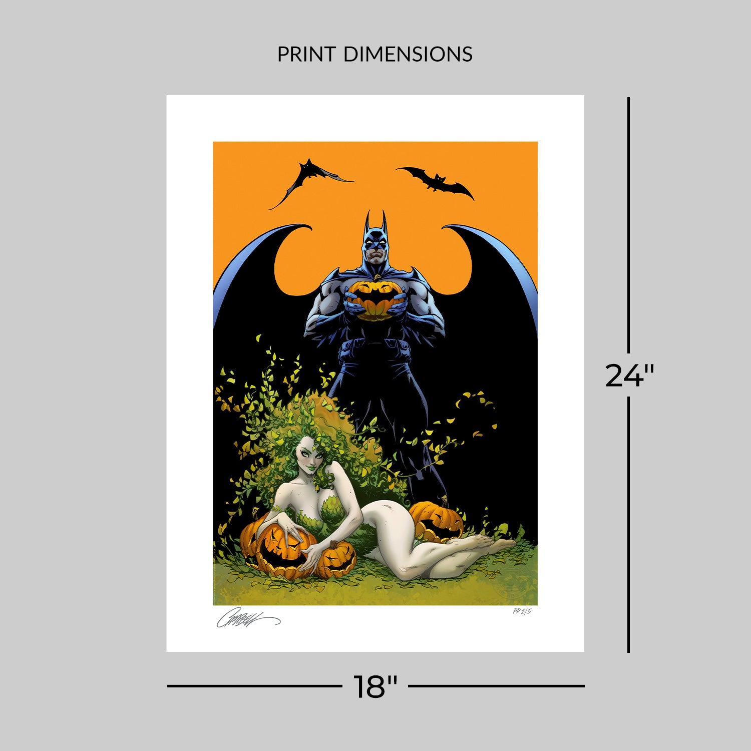 Sideshow Art Print: DC Comics - Batman The Long Halloween Litografia