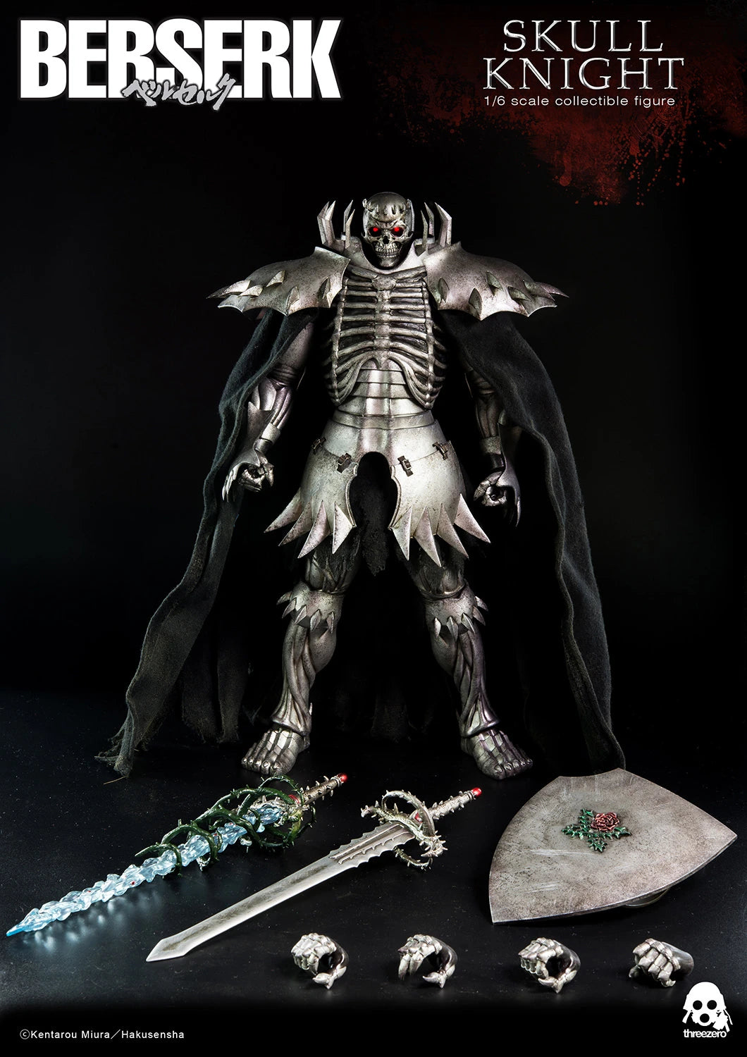 Threezero Collectible Figure: Berserk - Caballero Calavera Exclusivo Escala 1/6