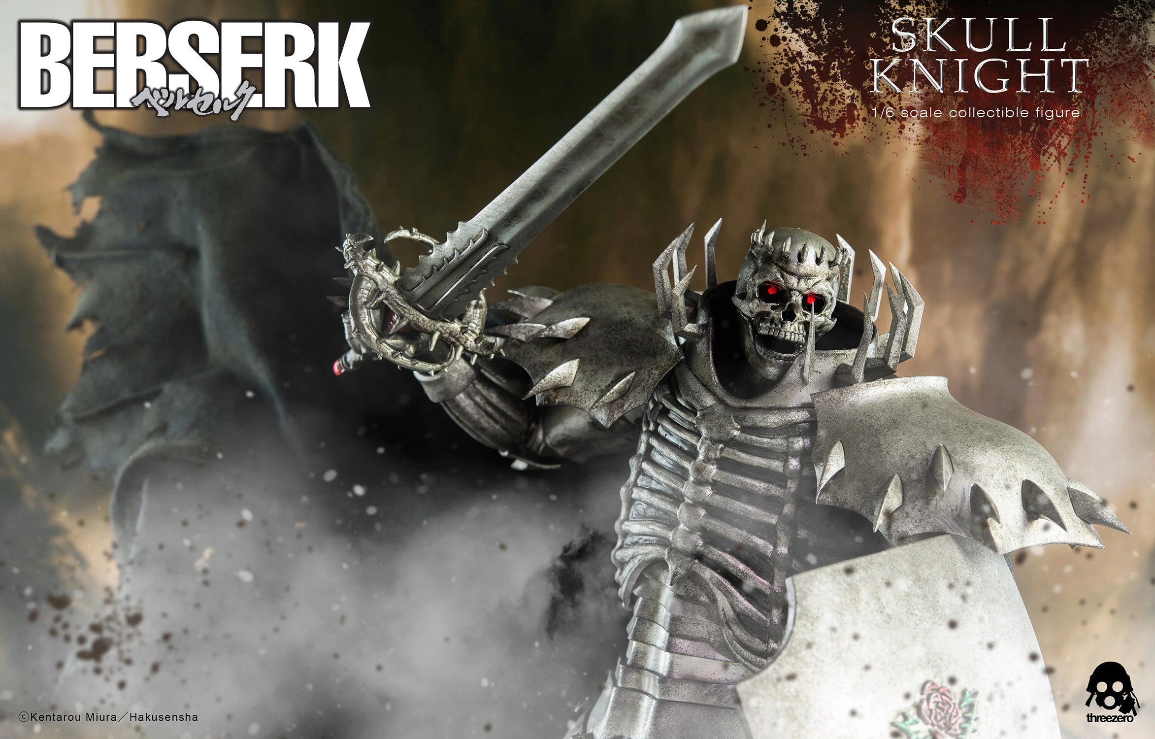 Threezero Collectible Figure: Berserk - Caballero Calavera Exclusivo Escala 1/6