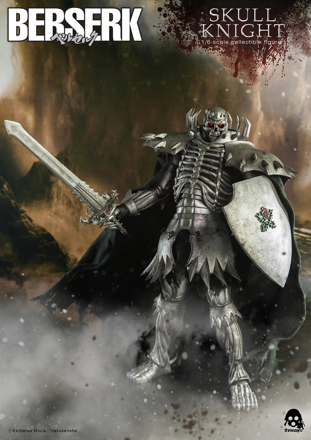 Threezero Collectible Figure: Berserk - Caballero Calavera Exclusivo Escala 1/6