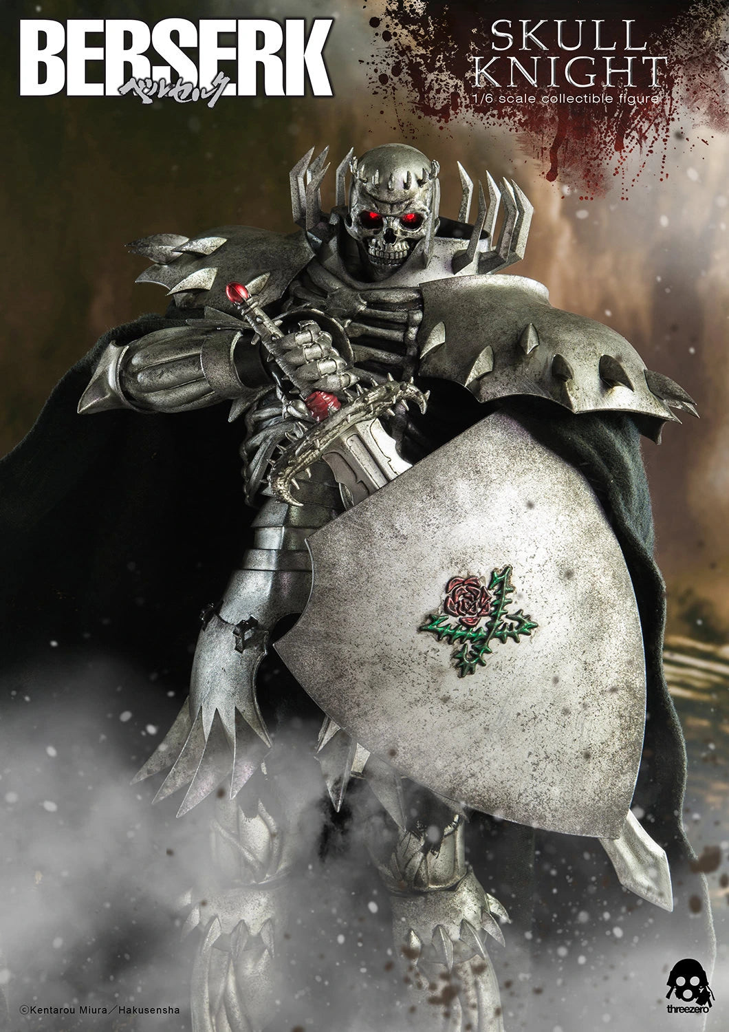 Threezero Collectible Figure: Berserk - Caballero Calavera Exclusivo Escala 1/6