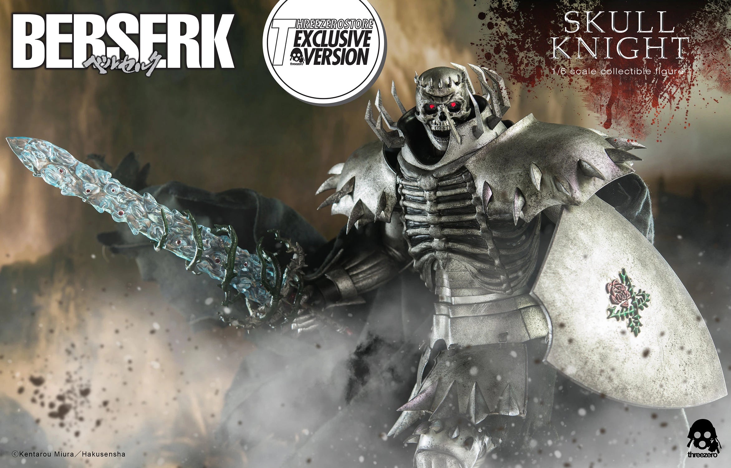 Threezero Collectible Figure: Berserk - Caballero Calavera Exclusivo Escala 1/6