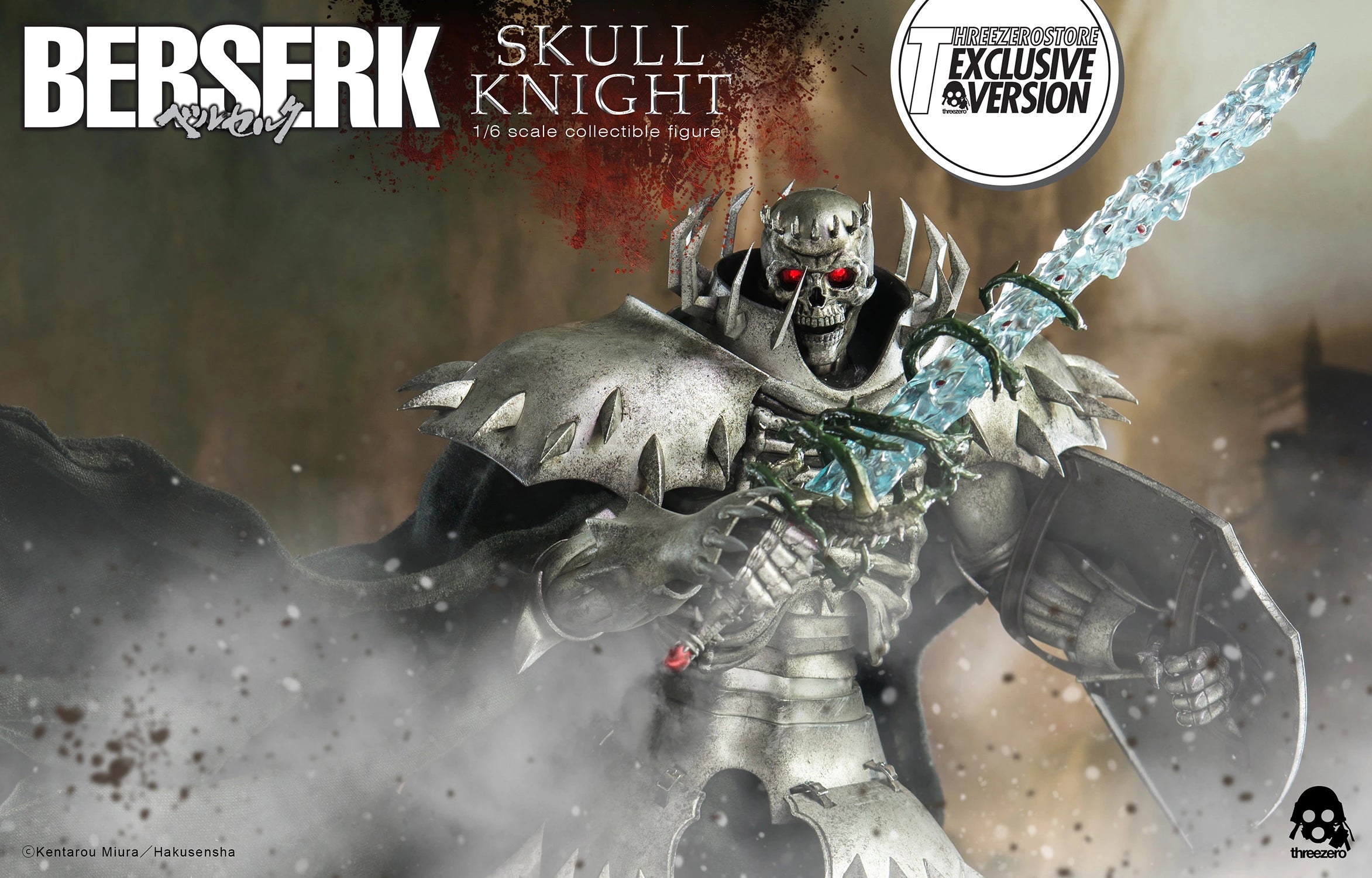 Threezero Collectible Figure: Berserk - Caballero Calavera Exclusivo Escala 1/6