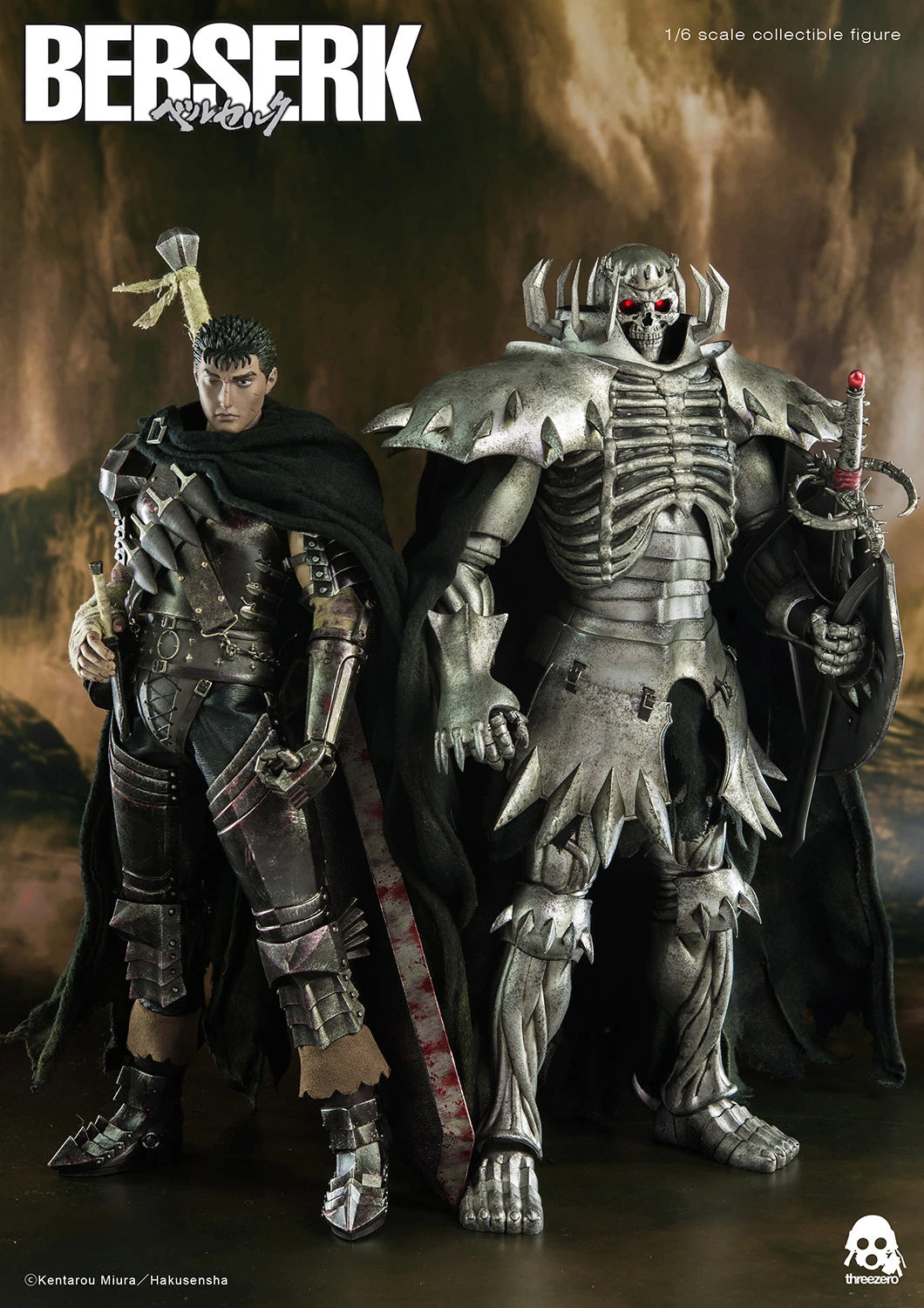 Threezero Collectible Figure: Berserk - Caballero Calavera Exclusivo Escala 1/6