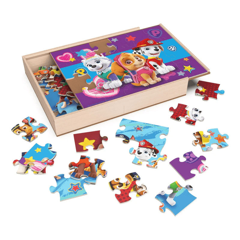 Cardinal: Paw Patrol - Rompecabezas De Madera 3 Pack