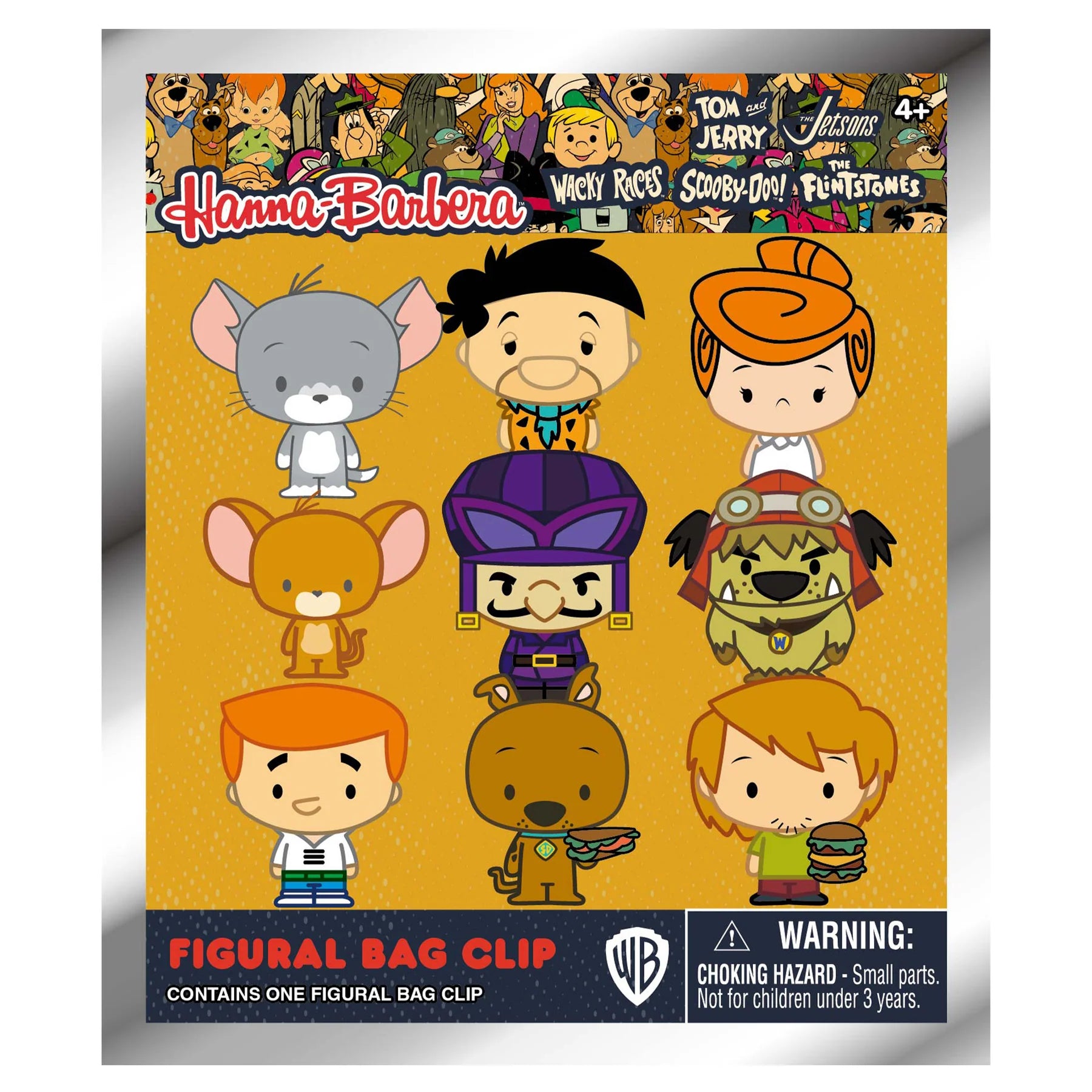 Monogram Llavero 3D para Mochila: Warner Bros Hanna Barbera - Figura Sorpresa Series 1