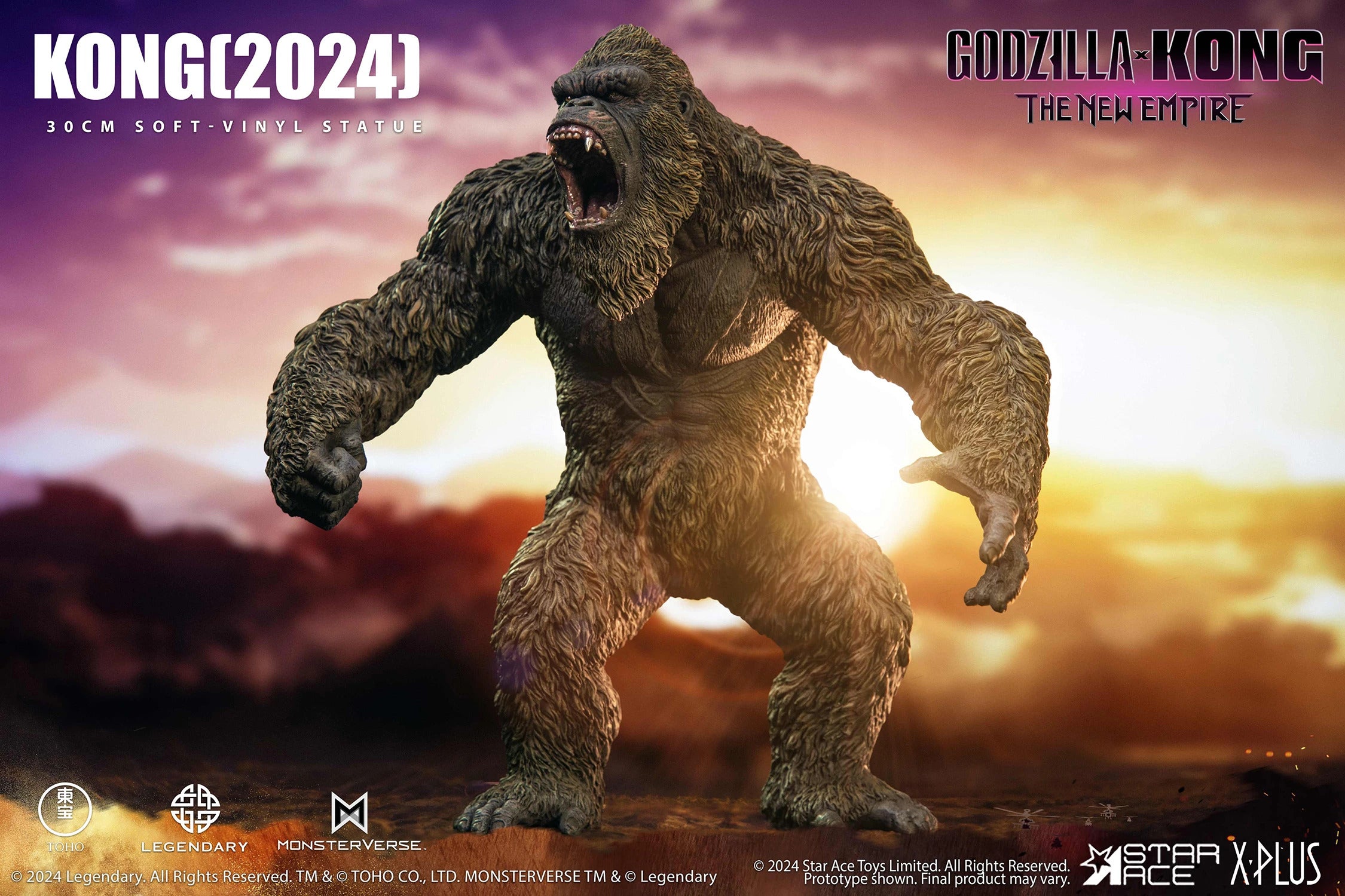 Star Ace Toys Statues: Godzilla x Kong The New Empire - Kong 11.8 Pulgadas