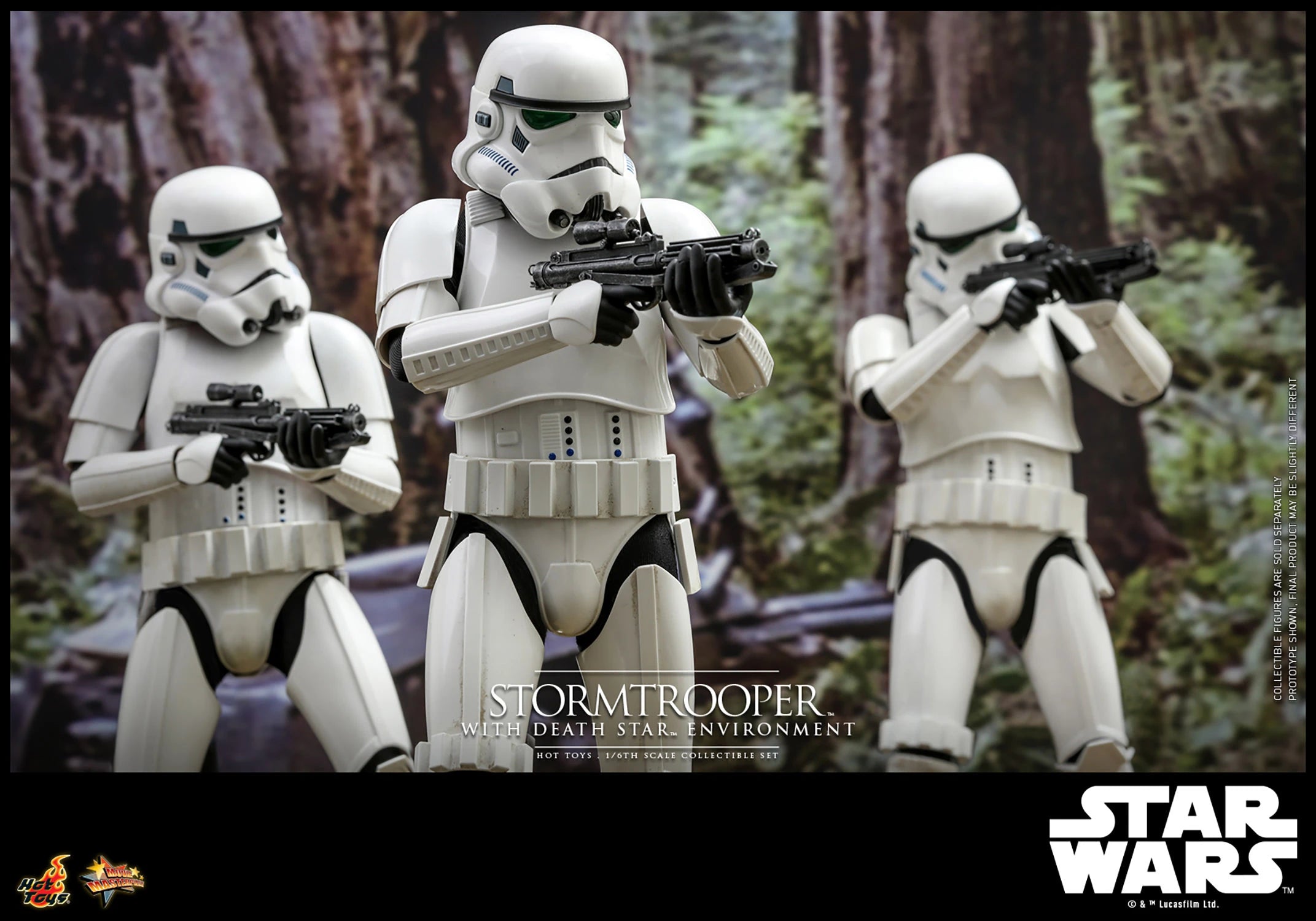 Hot Toys Movie Masterpiece Series: Star Wars The Power of the Dark Side - Stormtrooper con Entorno de Estrella de la Muerte Escala 1/6