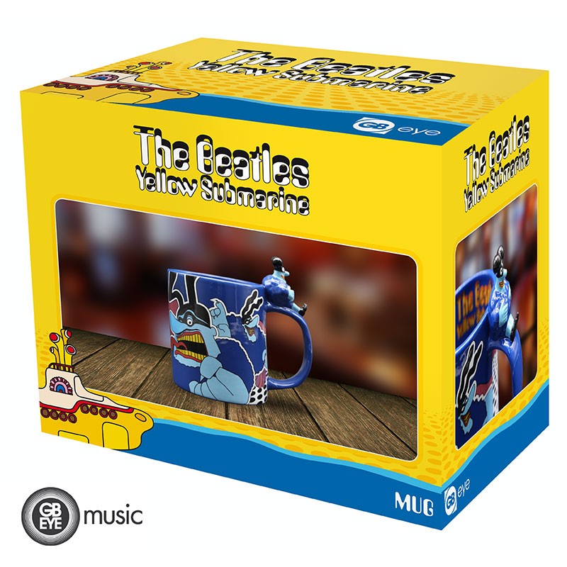 ABYstyle Taza 3D De Ceramica: The Beatles Yellow Submarine - Blue Meanies 460 ml