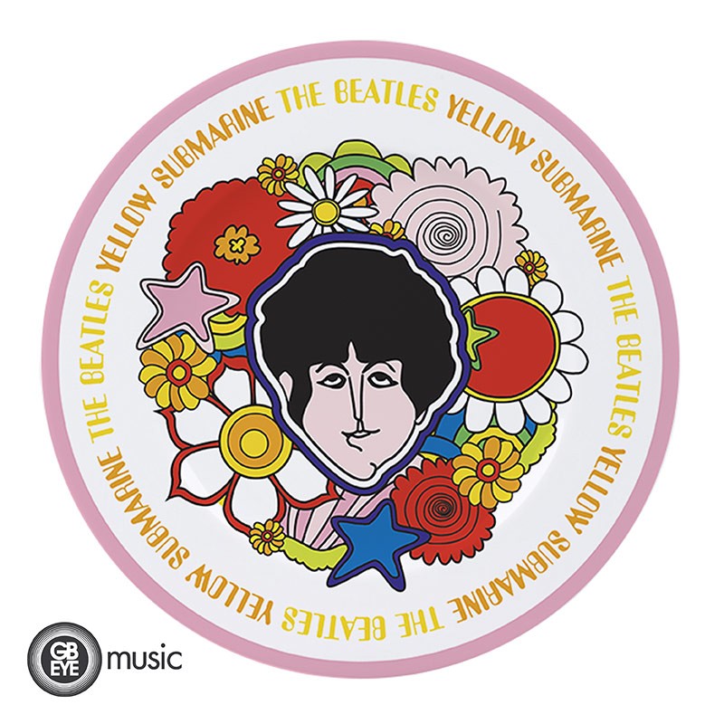 ABYstyle Platos De Porcelana: The Beatles Yellow Submarine - Set de Platos 4 Pack