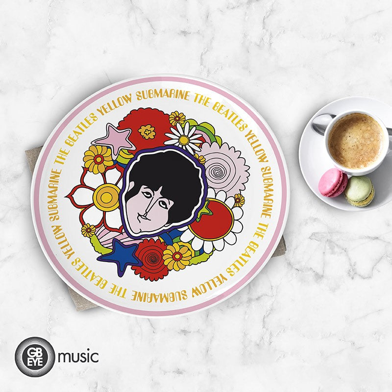 ABYstyle Platos De Porcelana: The Beatles Yellow Submarine - Set de Platos 4 Pack