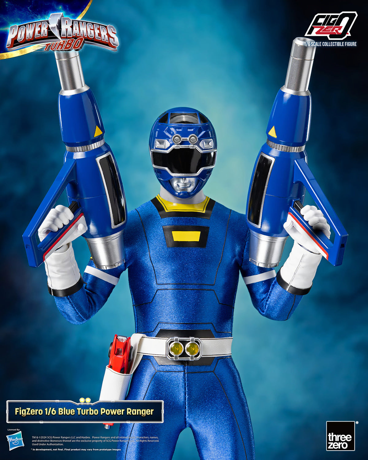 Threezero Figzero: Power Rangers Turbo - Blue Ranger Escala 1/6