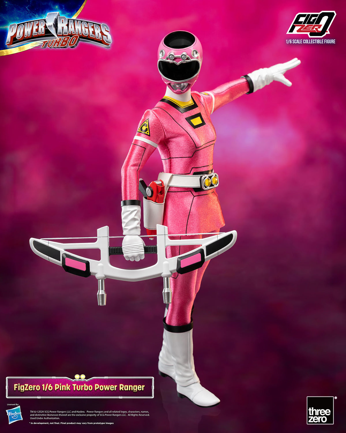 Threezero Figzero: Power Rangers Turbo  - Pink Ranger Escala 1/6