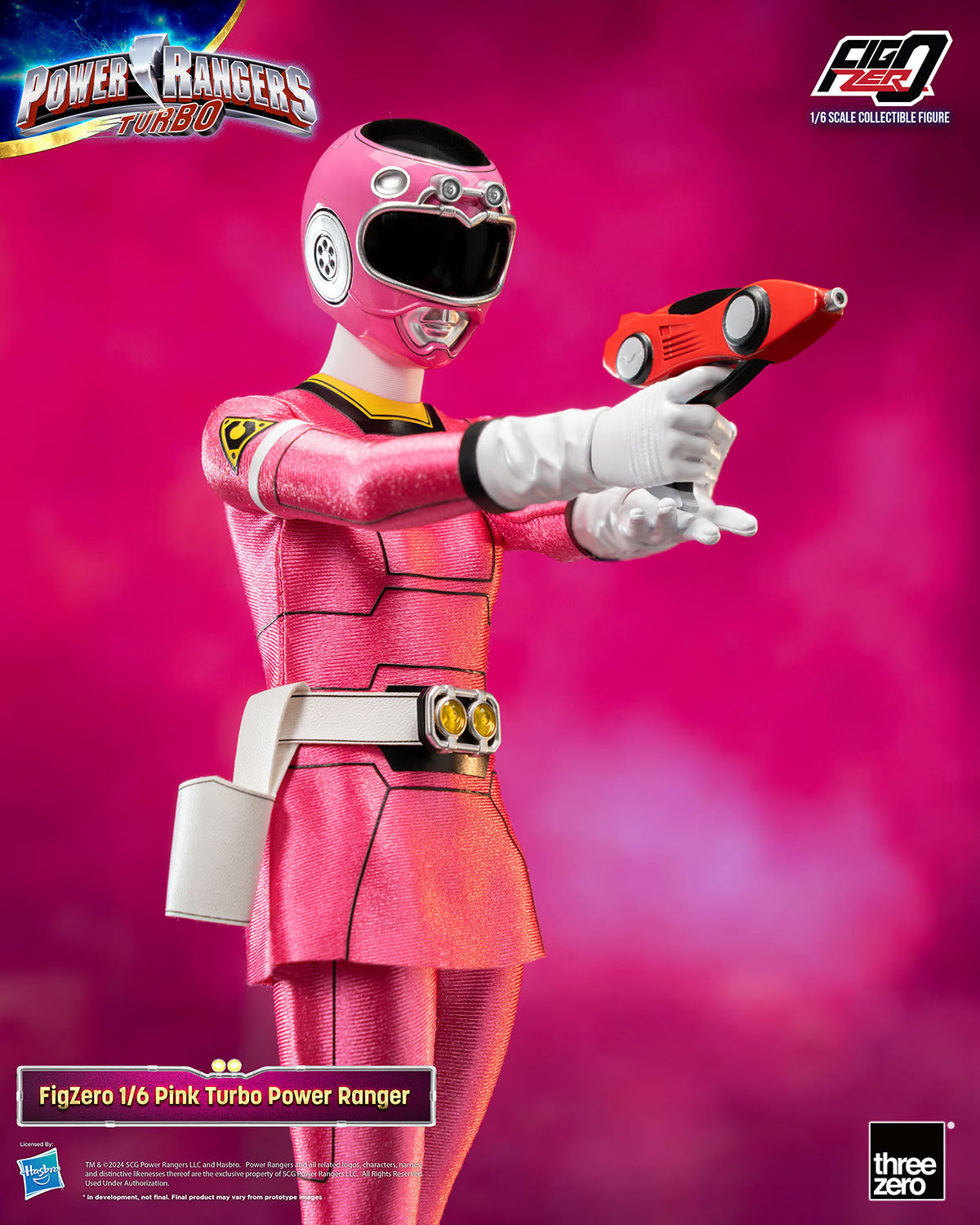 Threezero Figzero: Power Rangers Turbo  - Pink Ranger Escala 1/6