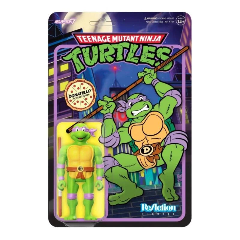 Super7 ReAction: TMNT Tortugas Ninja - Donatelo Toon