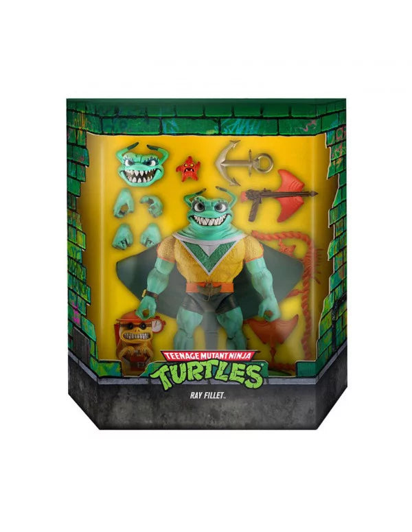 Super 7 Ultimate: TMNT Tortugas Ninja - Ray Fillet