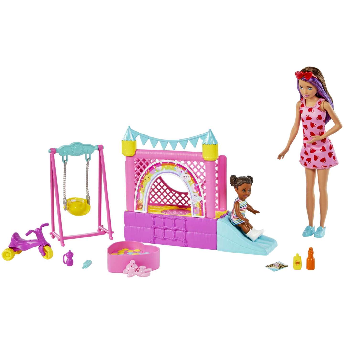 Barbie Skipper Babysitters Inc: Casa Inflable