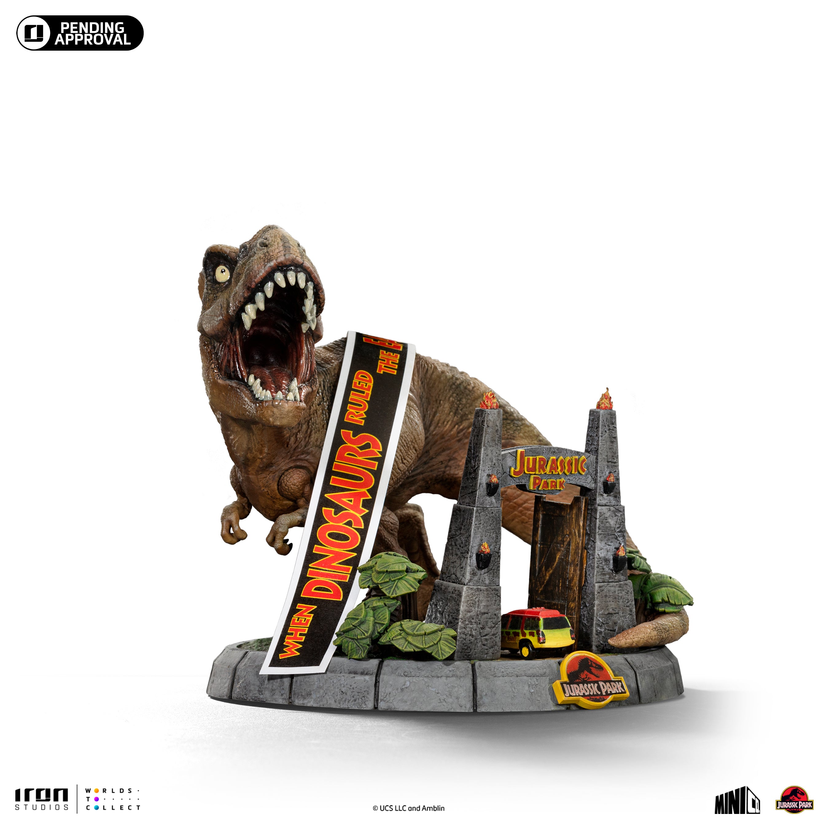 IRON Studios Minico: Jurassic Park - T Rex 30 Aniversario Deluxe