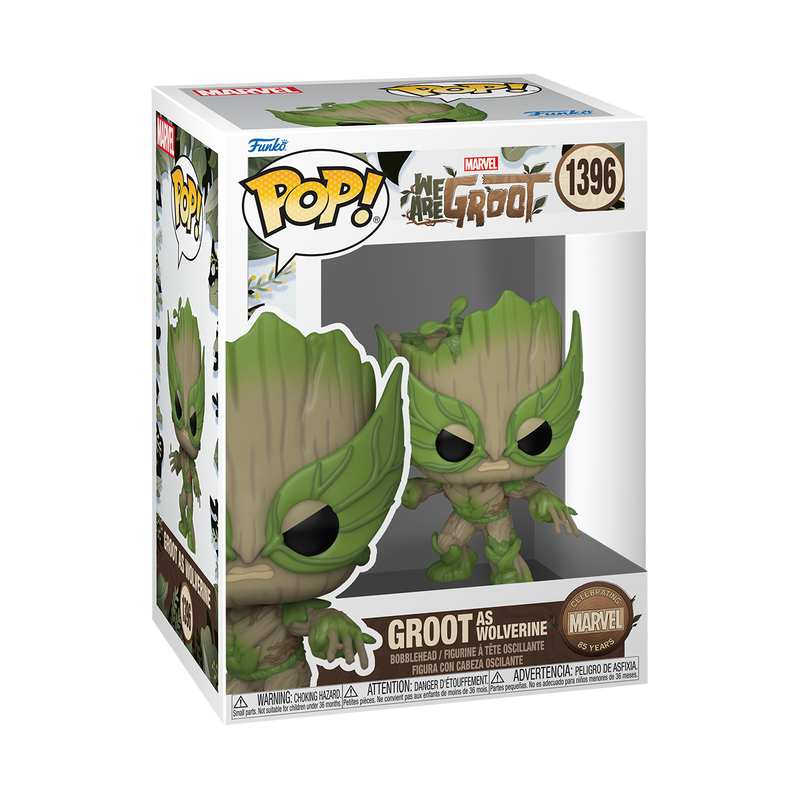 Funko Pop Marvel: Todos Somos Groot - Wolverine