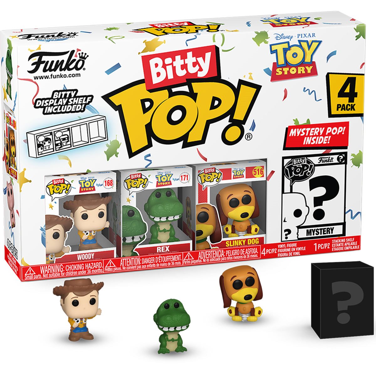 Funko Bitty Pop: Disney Toy Story - Woody 4 Pack