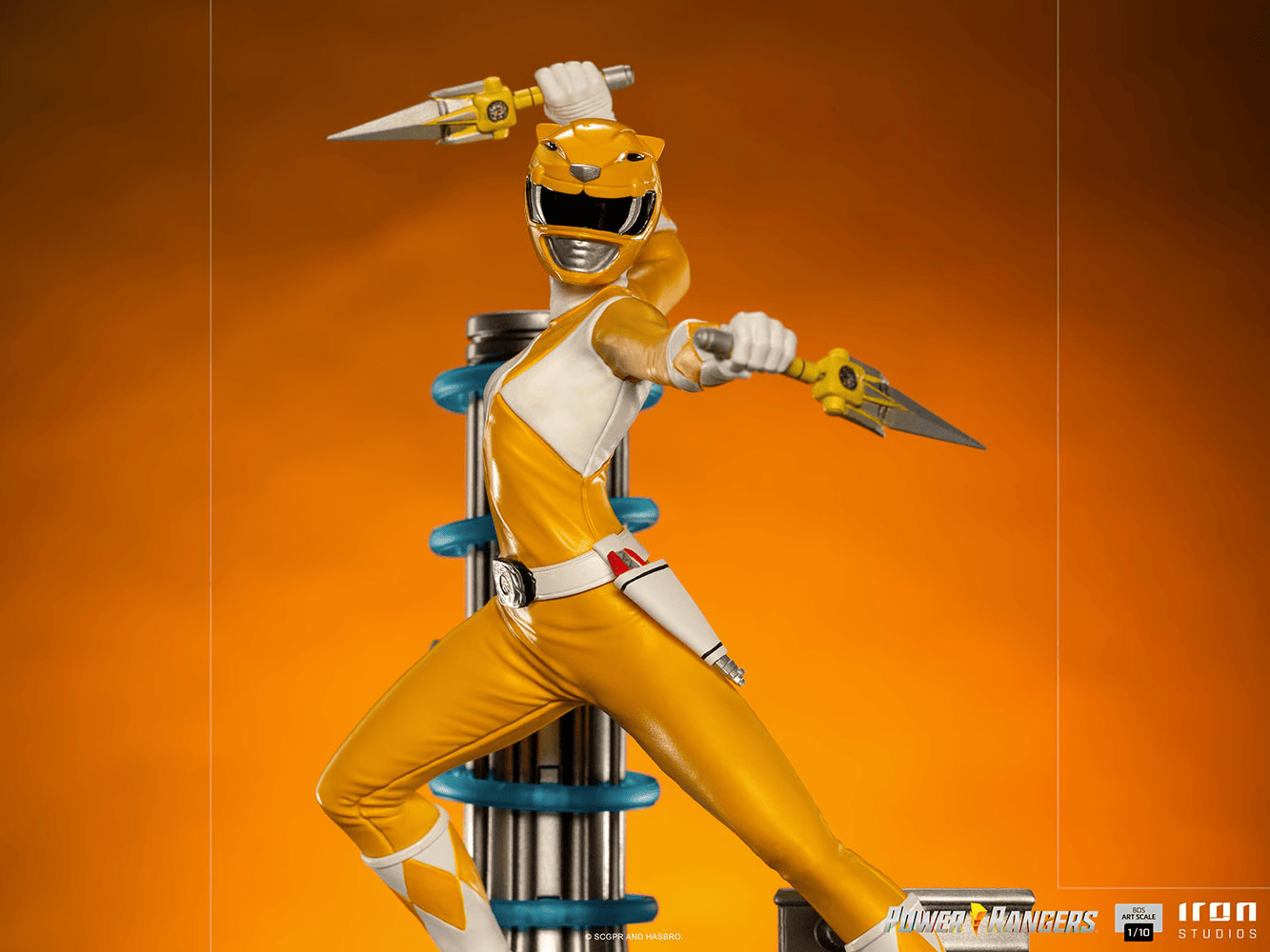 IRON Studios: Power Rangers - Yellow Ranger Escala de Arte 1/10