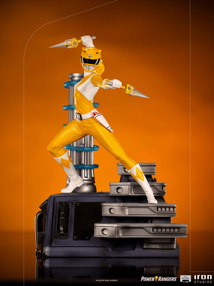 IRON Studios: Power Rangers - Yellow Ranger Escala de Arte 1/10