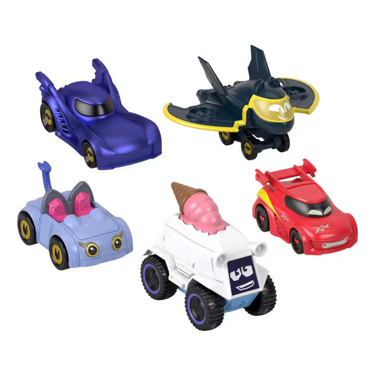 Fisher Price Batwheels: Paquete De 5 Vehiculos Batmobile