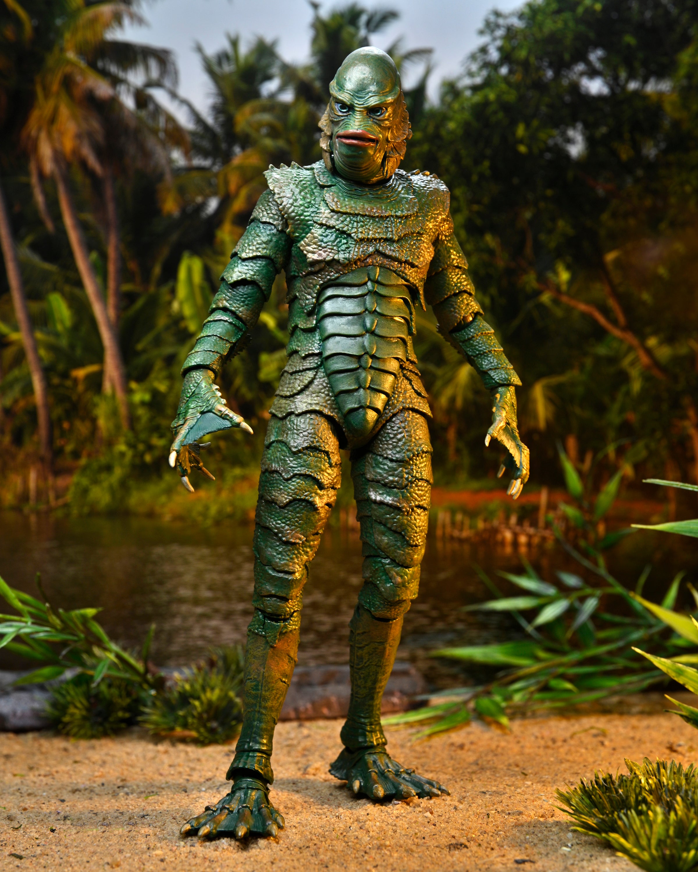 NECA Figura de Acción Ultimate: Universal Monster - Criatura De La Laguna Negra 7 Pulgadas