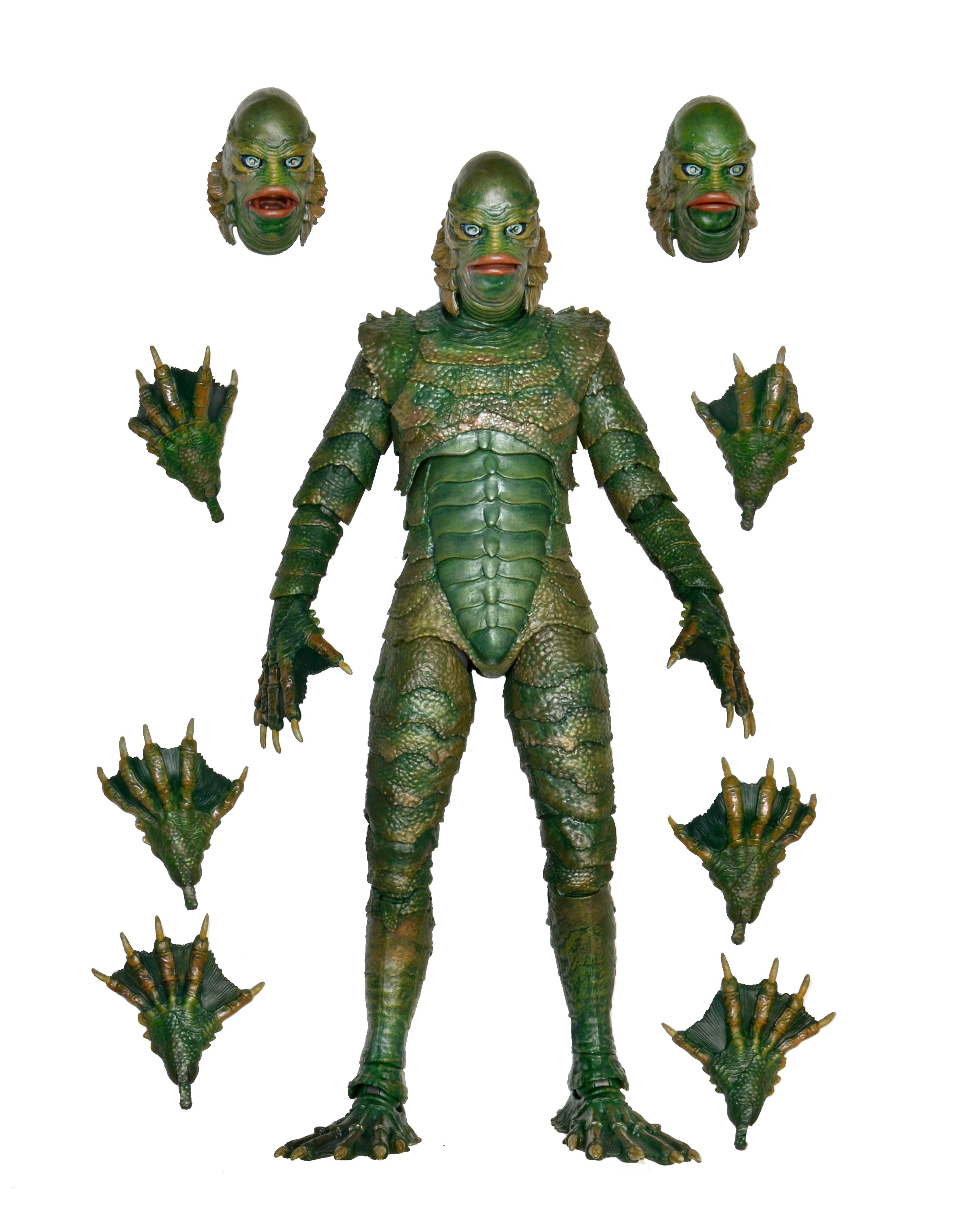 NECA Figura de Acción Ultimate: Universal Monster - Criatura De La Laguna Negra 7 Pulgadas