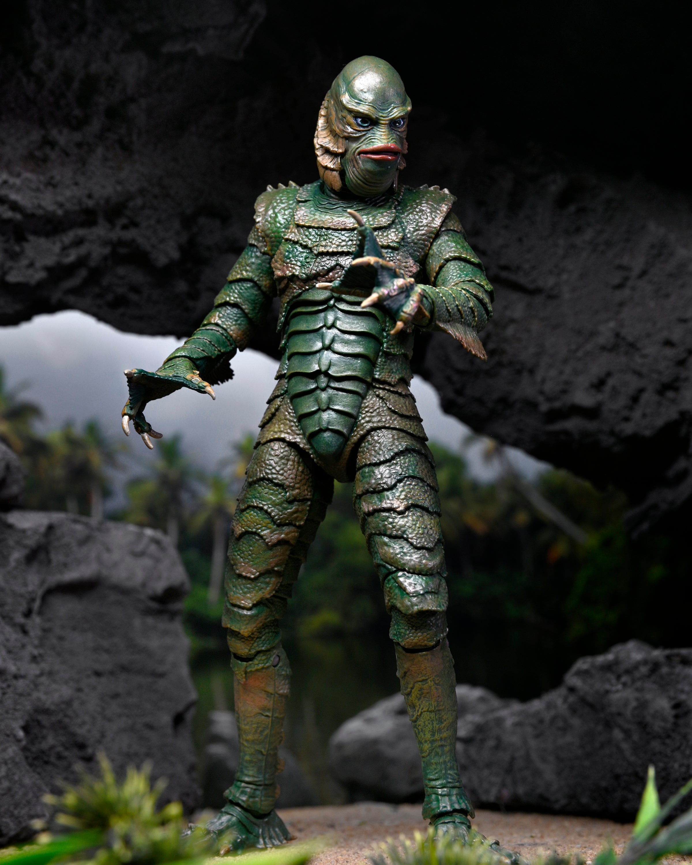 NECA Figura de Acción Ultimate: Universal Monster - Criatura De La Laguna Negra 7 Pulgadas