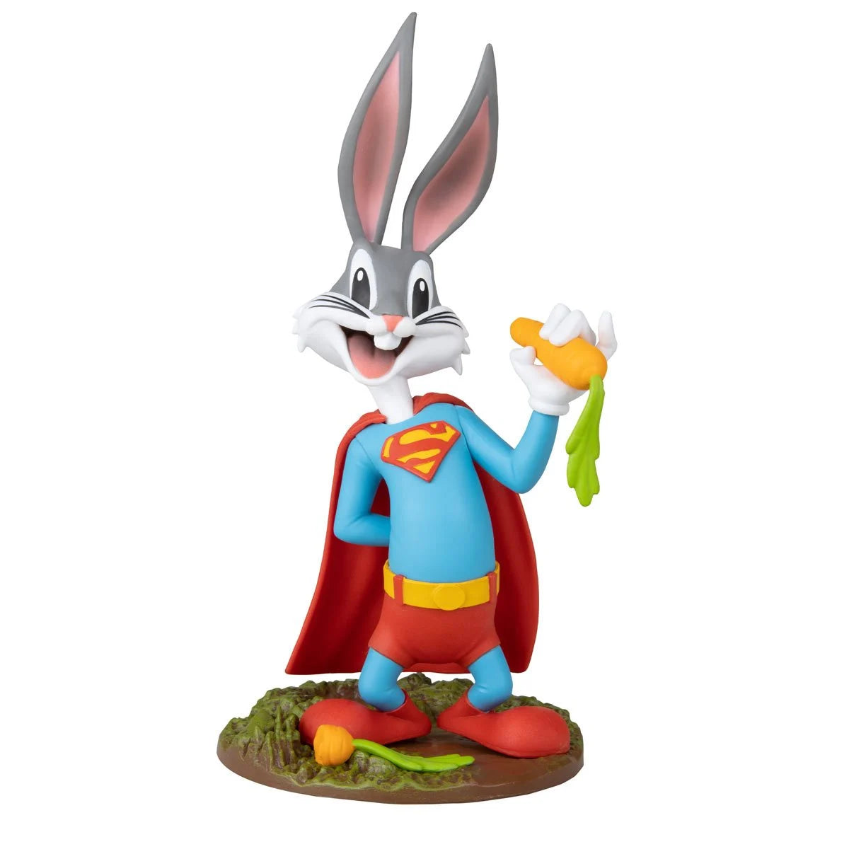 McFarlane Estatua Movie Maniacs: Warner Bros 100 Looney Tunes - Bugs Bunny Como Superman 6 Pulgadas