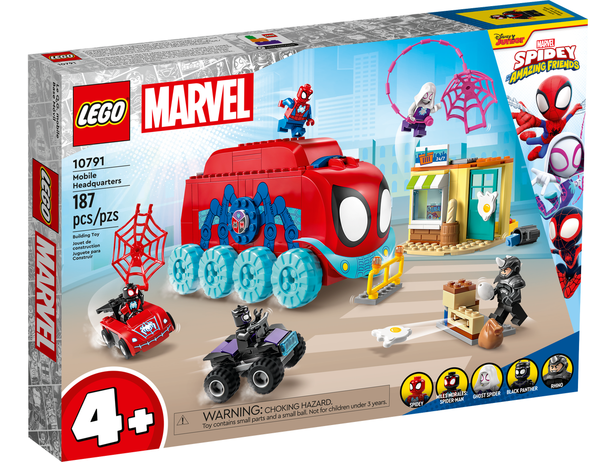 LEGO Marvel Spidey y su Super Equipo Base M√≥vil del Equipo Spidey 10791