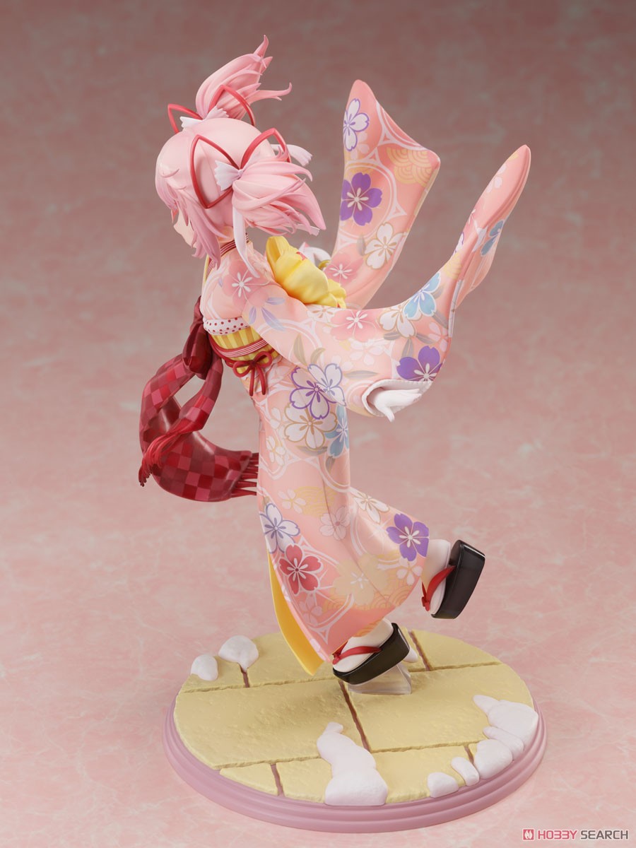 Furyu Scale Figure: Magia Record Puella Magi Madoka - Madoka Kaname Kimono Escala 1/7