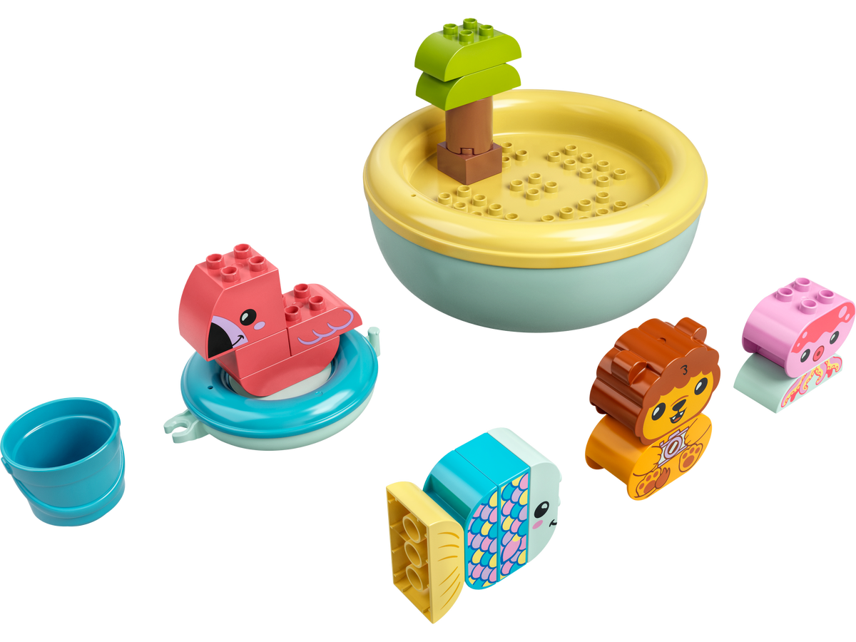 LEGO DUPLO My First Diversion en el Ba√±o: Isla de los Animales Flotante 10966